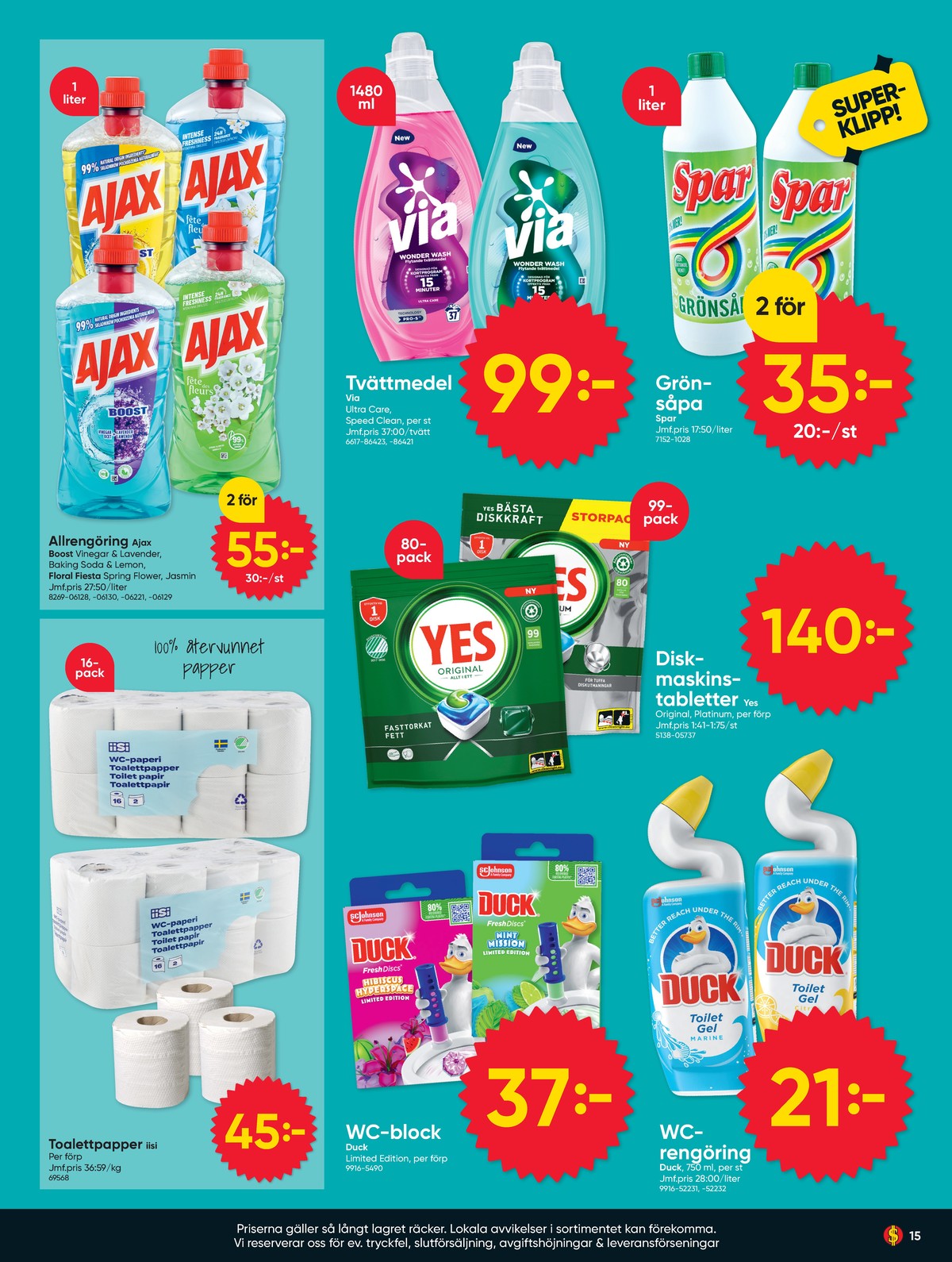 Se Dollarstore reklamblad för vecka 26 på Kampanjveckan.se. Se bra erbjudanden på många varor. Läs reklambladet här! Sida 15
