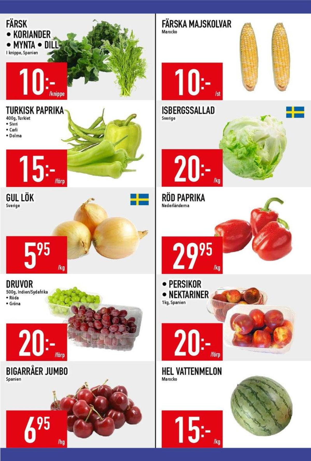 Se MatDax reklamblad för vecka 26 på Kampanjveckan.se. Se bra erbjudanden på många varor, t.ex. bigarråer okänd eller andra varor. Läs reklambladet här! Sida 12