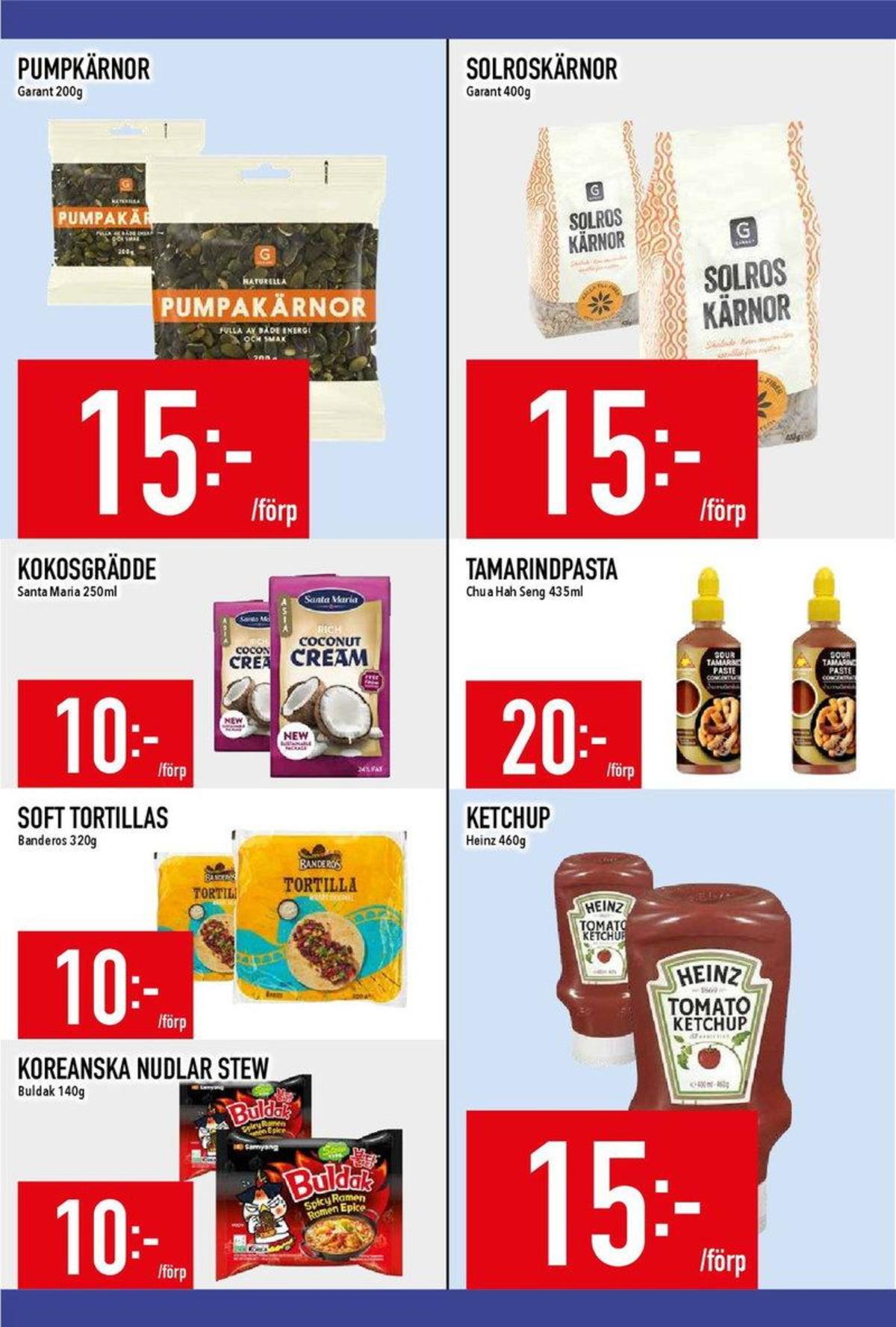 Se MatDax reklamblad för vecka 26 på Kampanjveckan.se. Se bra erbjudanden på många varor, t.ex. nudelrätter buldak eller tortillas banderos. Läs reklambladet här! Sida 14
