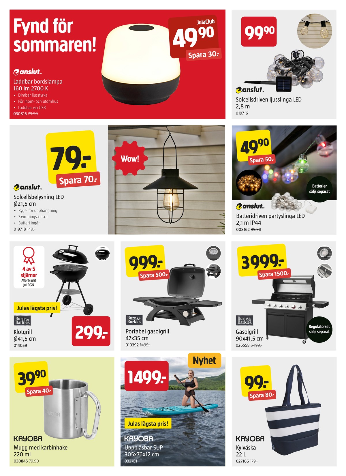 Se Jula reklamblad för vecka 26 på Kampanjveckan.se. Se bra erbjudanden på många varor. Läs reklambladet här! Sida 2
