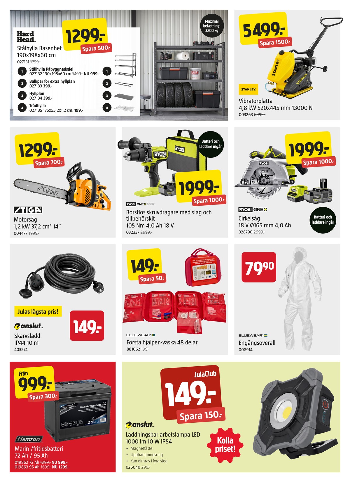 Se Jula reklamblad för vecka 26 på Kampanjveckan.se. Se bra erbjudanden på många varor. Läs reklambladet här! Sida 4