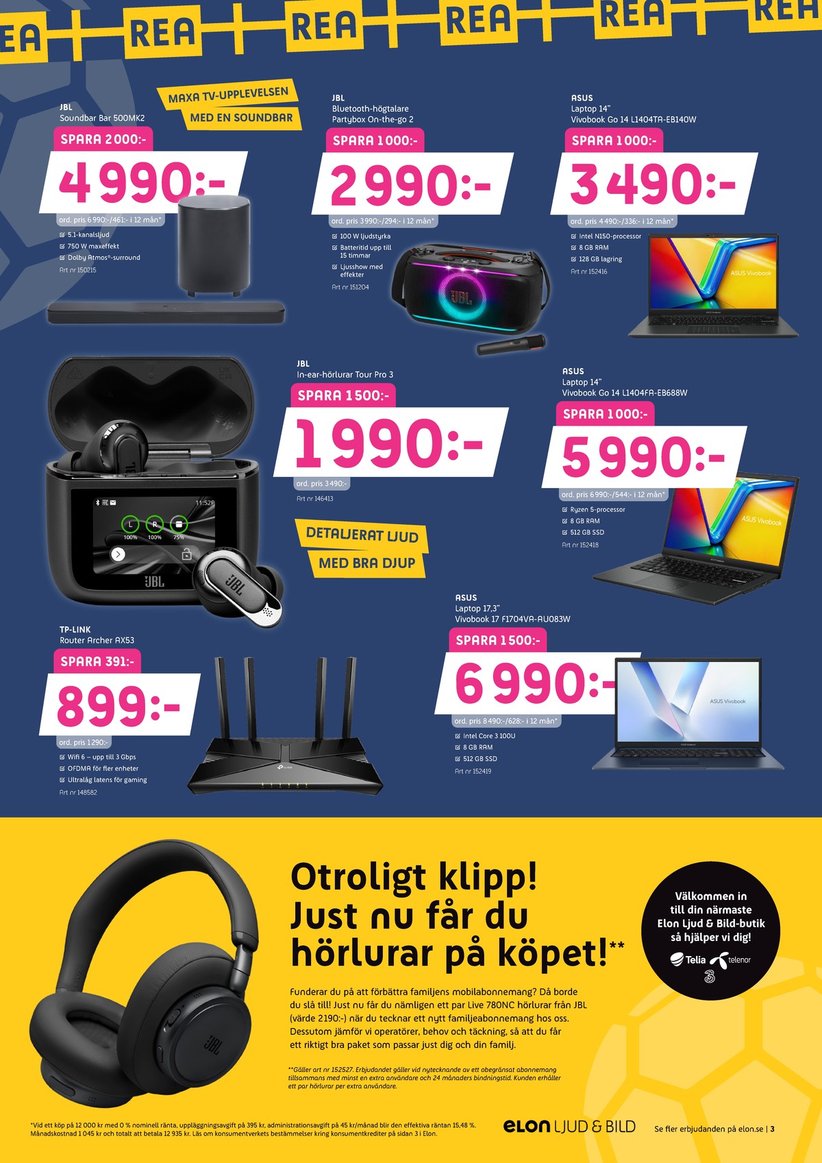 Se Elon reklamblad för vecka 27 på Kampanjveckan.se. Se bra erbjudanden på många varor. Läs reklambladet här! Sida 8