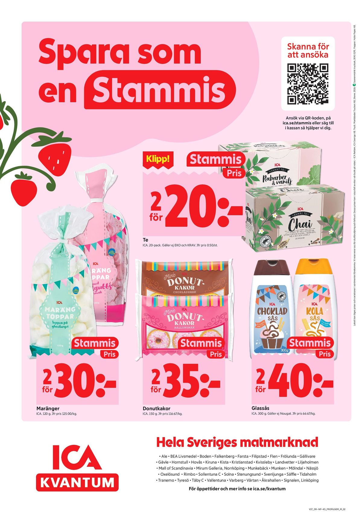 Se ICA Kvantum reklamblad för vecka 27 på Kampanjveckan.se. Se bra erbjudanden på många varor, t.ex. maränger ica eller kakor ica. Läs reklambladet här! Sida 6
