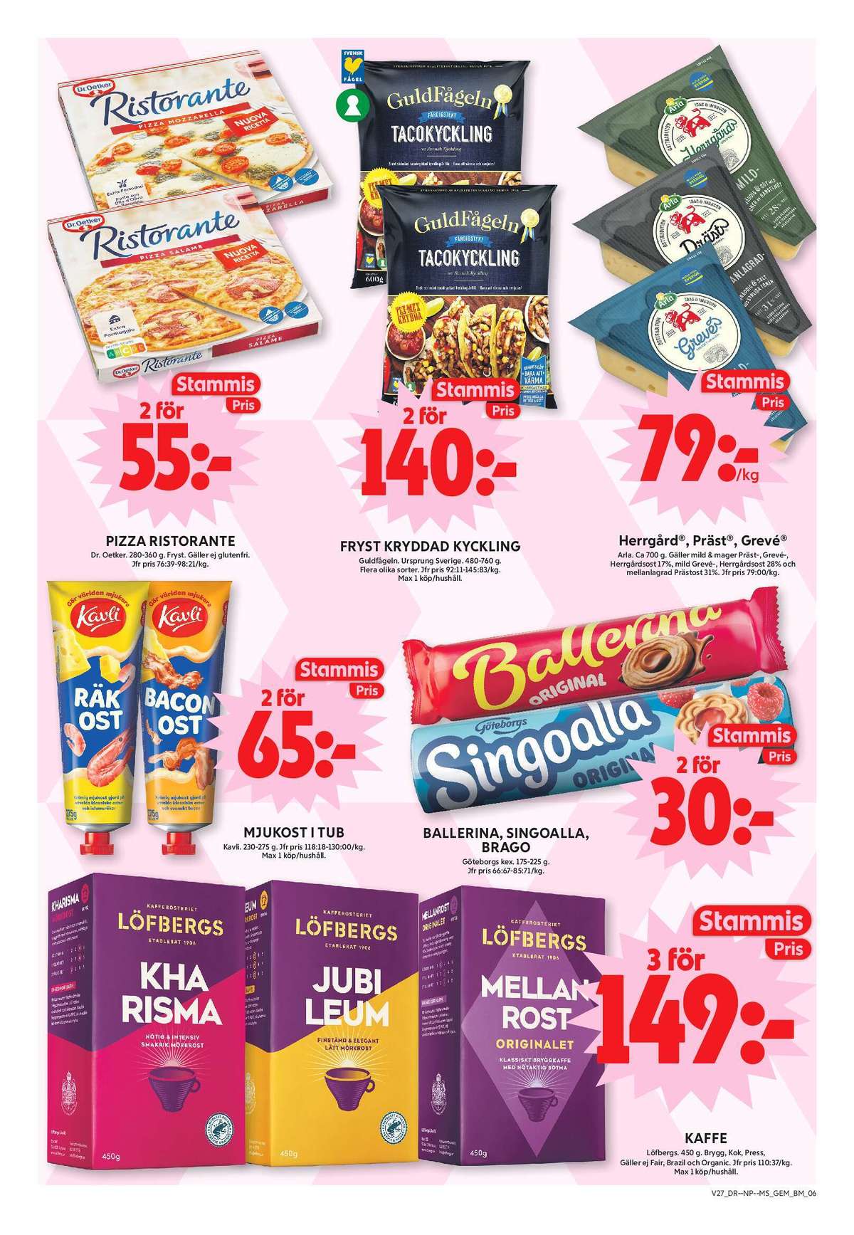 Se ICA Maxi reklamblad för vecka 27 på Kampanjveckan.se. Se bra erbjudanden på många varor, t.ex. pizza ristorante eller tacokyckling guldfågeln. Läs reklambladet här! Sida 6
