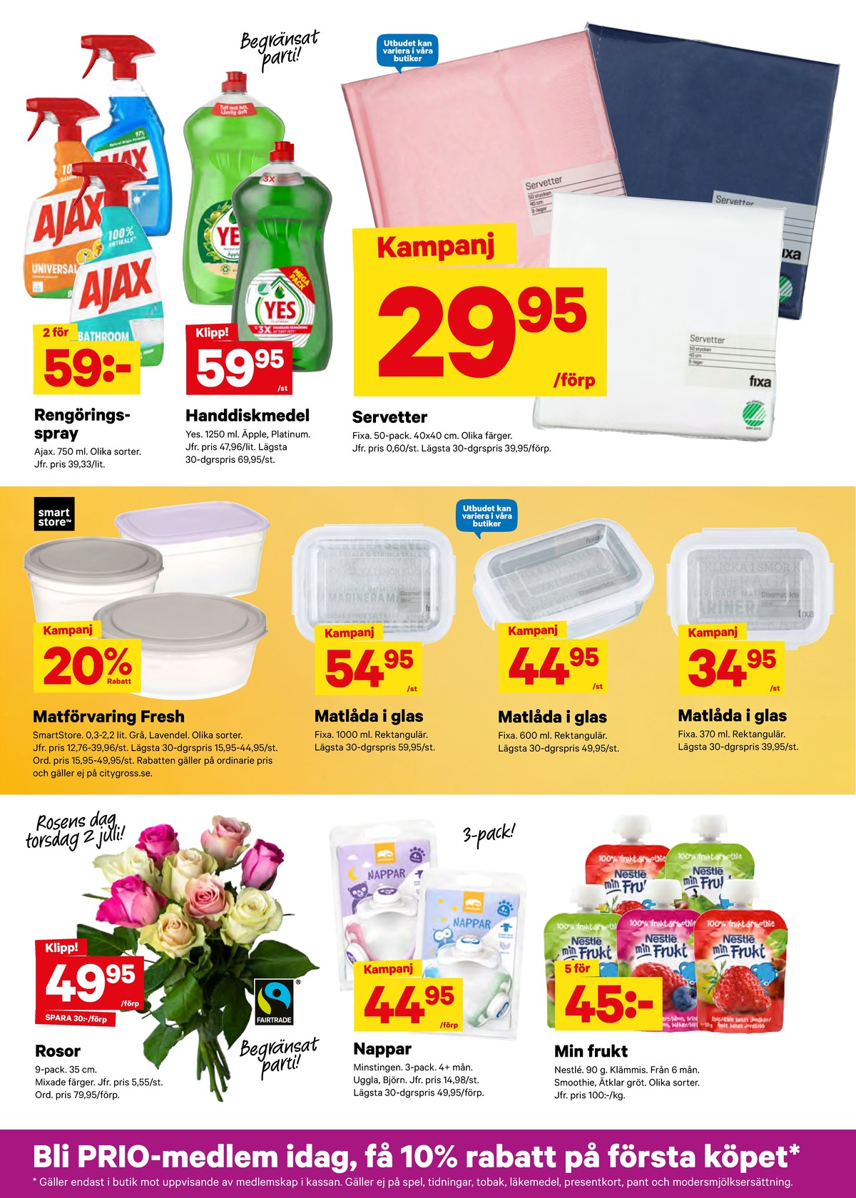 Se City Gross reklamblad för vecka 27 på Kampanjveckan.se. Se bra erbjudanden på många varor. Läs reklambladet här! Sida 9