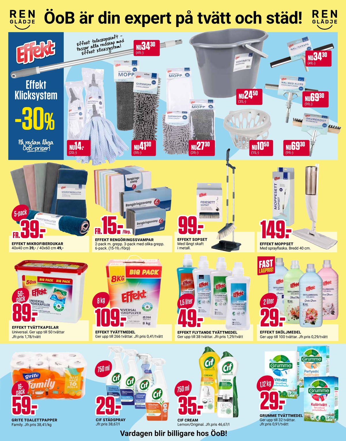 Se ÖoB reklamblad för vecka 27 på Kampanjveckan.se. Se bra erbjudanden på många varor. Läs reklambladet här! Sida 8