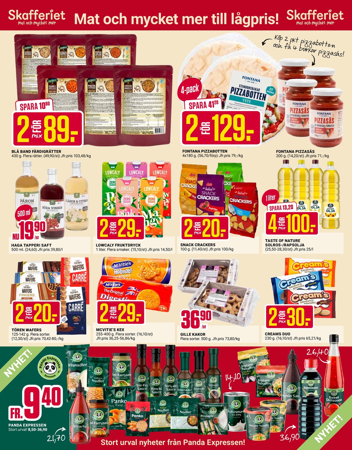 Se ÖoB reklamblad för vecka 27 på Kampanjveckan.se. Se bra erbjudanden på många varor. Läs reklambladet här! Sida 9