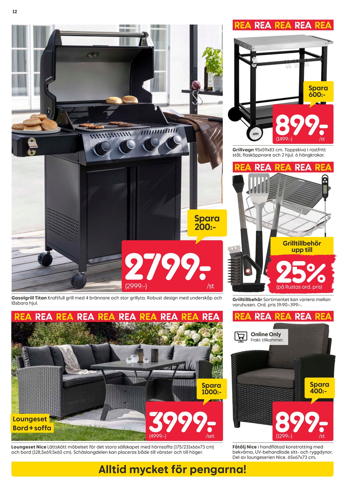 Se Rusta reklamblad för vecka 27 på Kampanjveckan.se. Se bra erbjudanden på många varor. Läs reklambladet här! Sida 12
