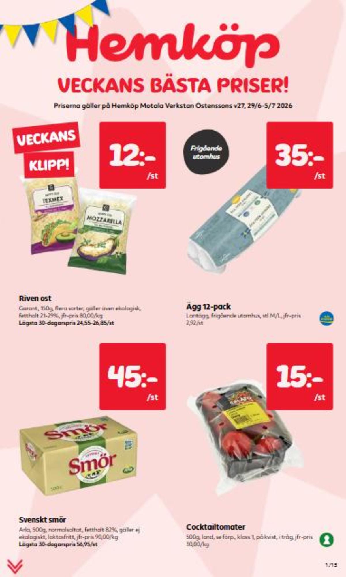 Se Östenssons reklamblad för vecka 27 på Kampanjveckan.se. Se bra erbjudanden på många varor. Läs reklambladet här! Sida 1