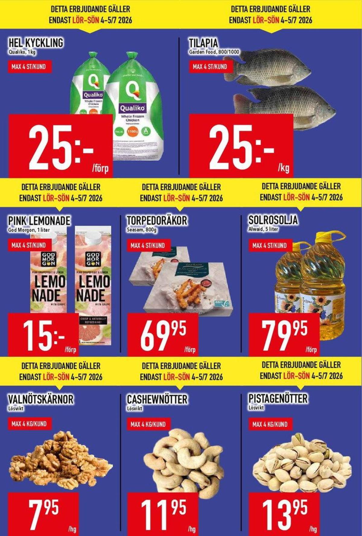 Se MatDax reklamblad för vecka 27 på Kampanjveckan.se. Se bra erbjudanden på många varor. Läs reklambladet här! Sida 6