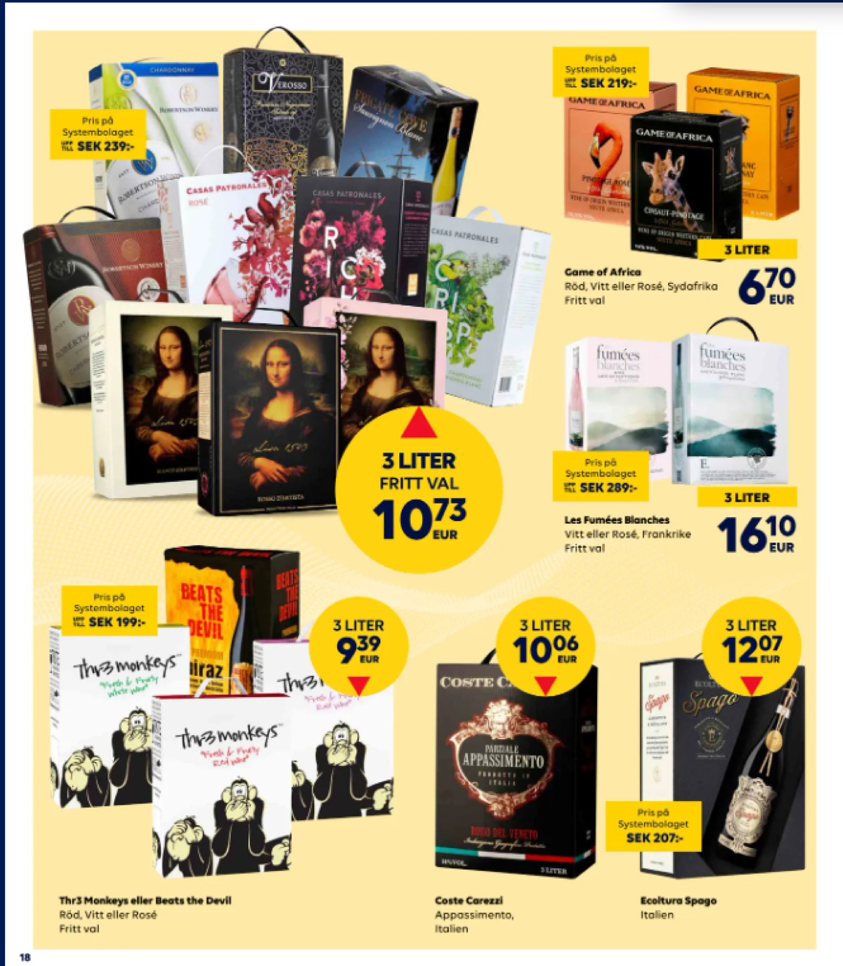 Se Scandlines Border Shop reklamblad för vecka 28 på Kampanjveckan.se. Se bra erbjudanden på många varor, t.ex. rosé vin okänd eller andra varor. Läs reklambladet här! Sida 18