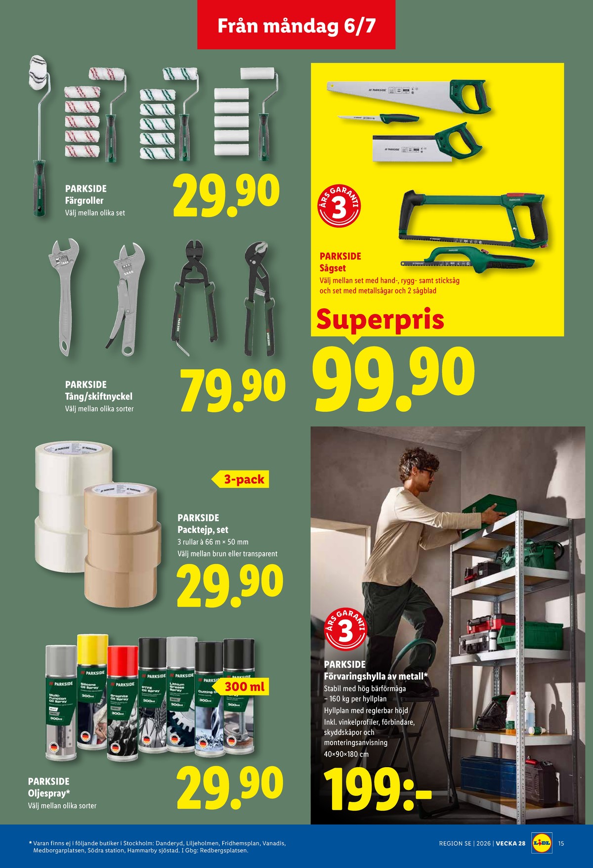 Se Lidl reklamblad för vecka 28 på Kampanjveckan.se. Se bra erbjudanden på många varor, t.ex. handsåg parkside eller handsåg parkside. Läs reklambladet här! Sida 17
