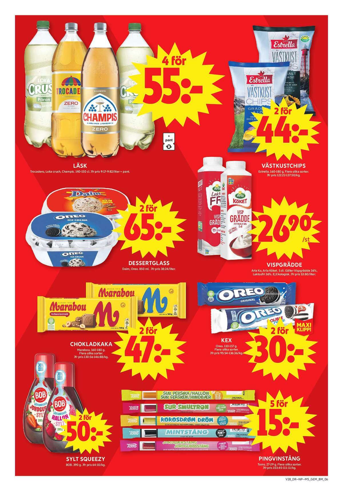Se ICA Maxi reklamblad för vecka 28 på Kampanjveckan.se. Se bra erbjudanden på många varor, t.ex. läskedryck päron eller glass oreo. Läs reklambladet här! Sida 6
