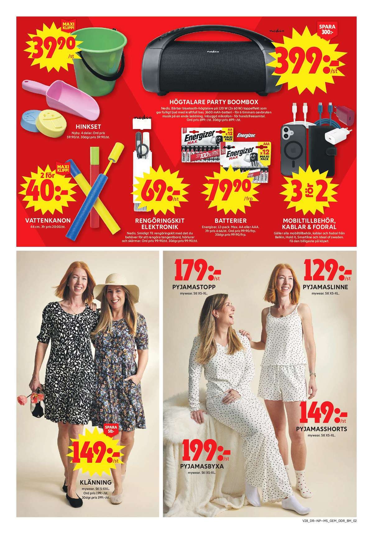 Se ICA Maxi reklamblad för vecka 28 på Kampanjveckan.se. Se bra erbjudanden på många varor, t.ex. strandset nyby eller högtalare nedis. Läs reklambladet här! Sida 9
