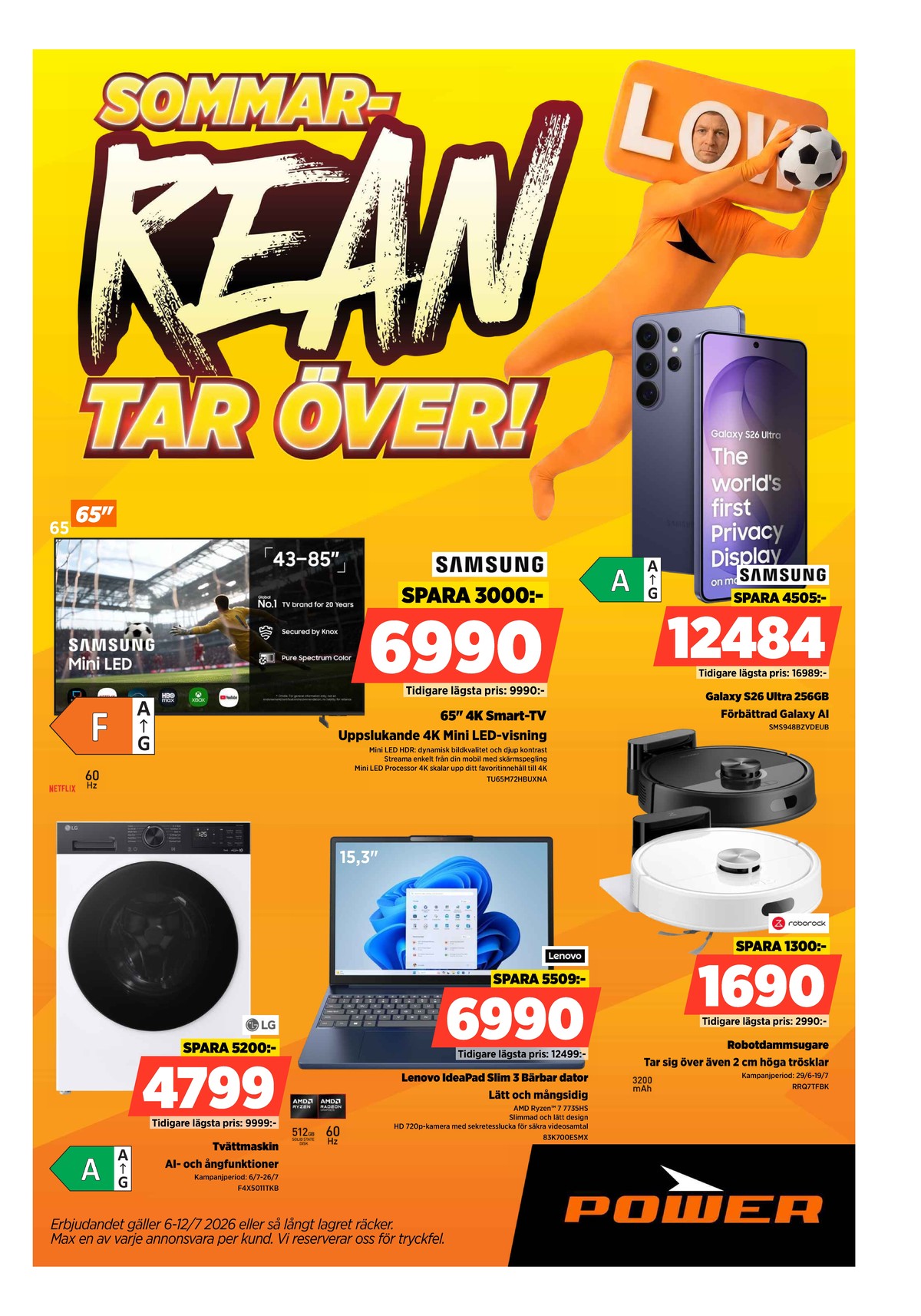 Se Power reklamblad för vecka 28 på Kampanjveckan.se. Se bra erbjudanden på många varor. Läs reklambladet här! Sida 1