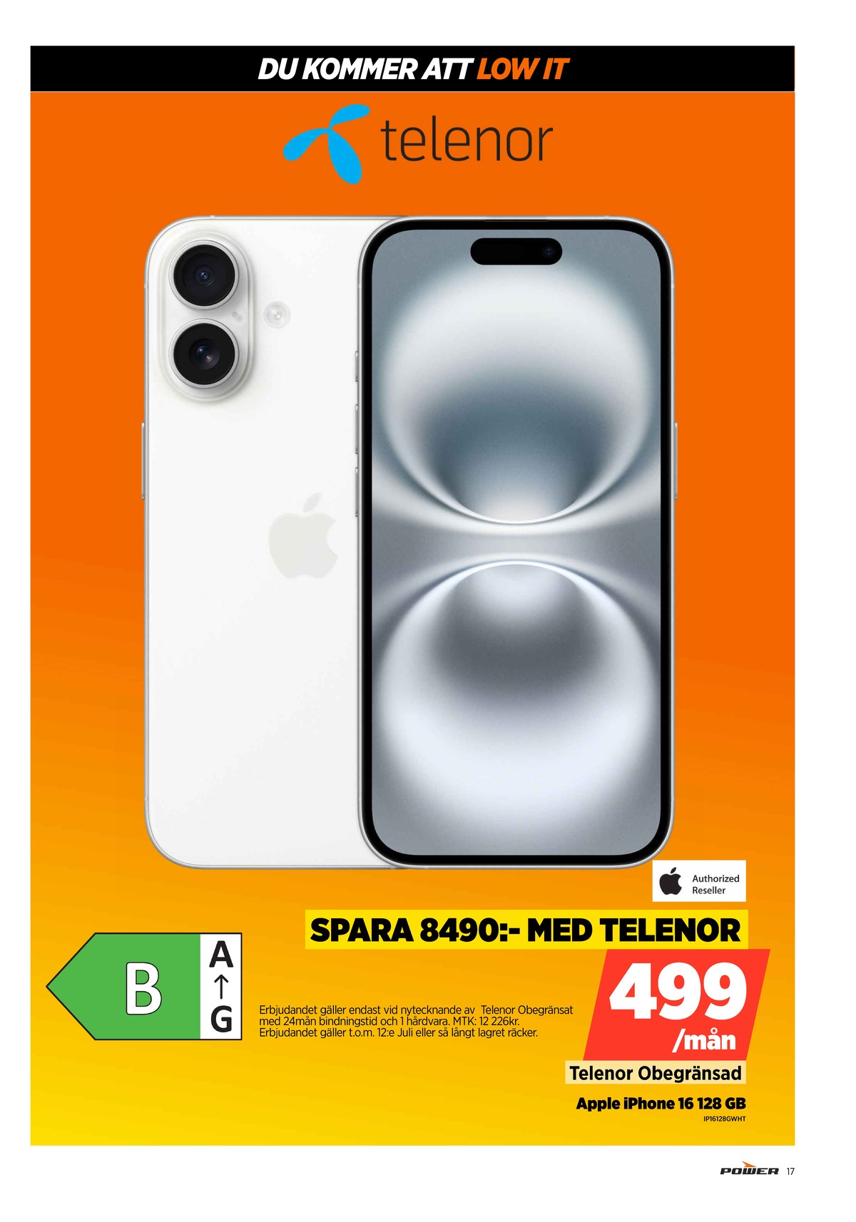 Se Power reklamblad för vecka 28 på Kampanjveckan.se. Se bra erbjudanden på många varor. Läs reklambladet här! Sida 17