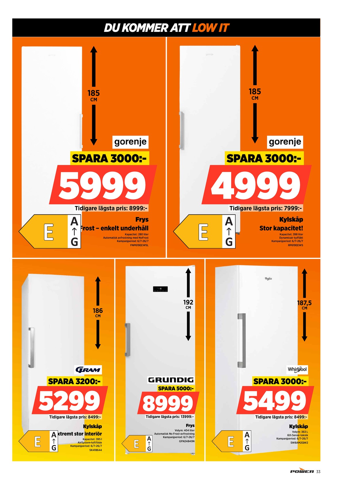 Se Power reklamblad för vecka 28 på Kampanjveckan.se. Se bra erbjudanden på många varor. Läs reklambladet här! Sida 33