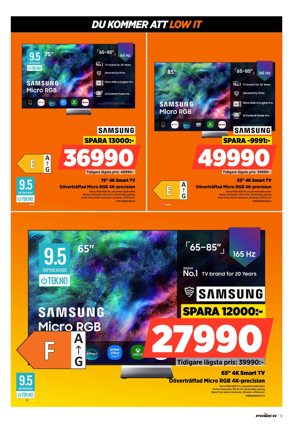 Se Power reklamblad för vecka 28 på Kampanjveckan.se. Se bra erbjudanden på många varor. Läs reklambladet här! Sida 5
