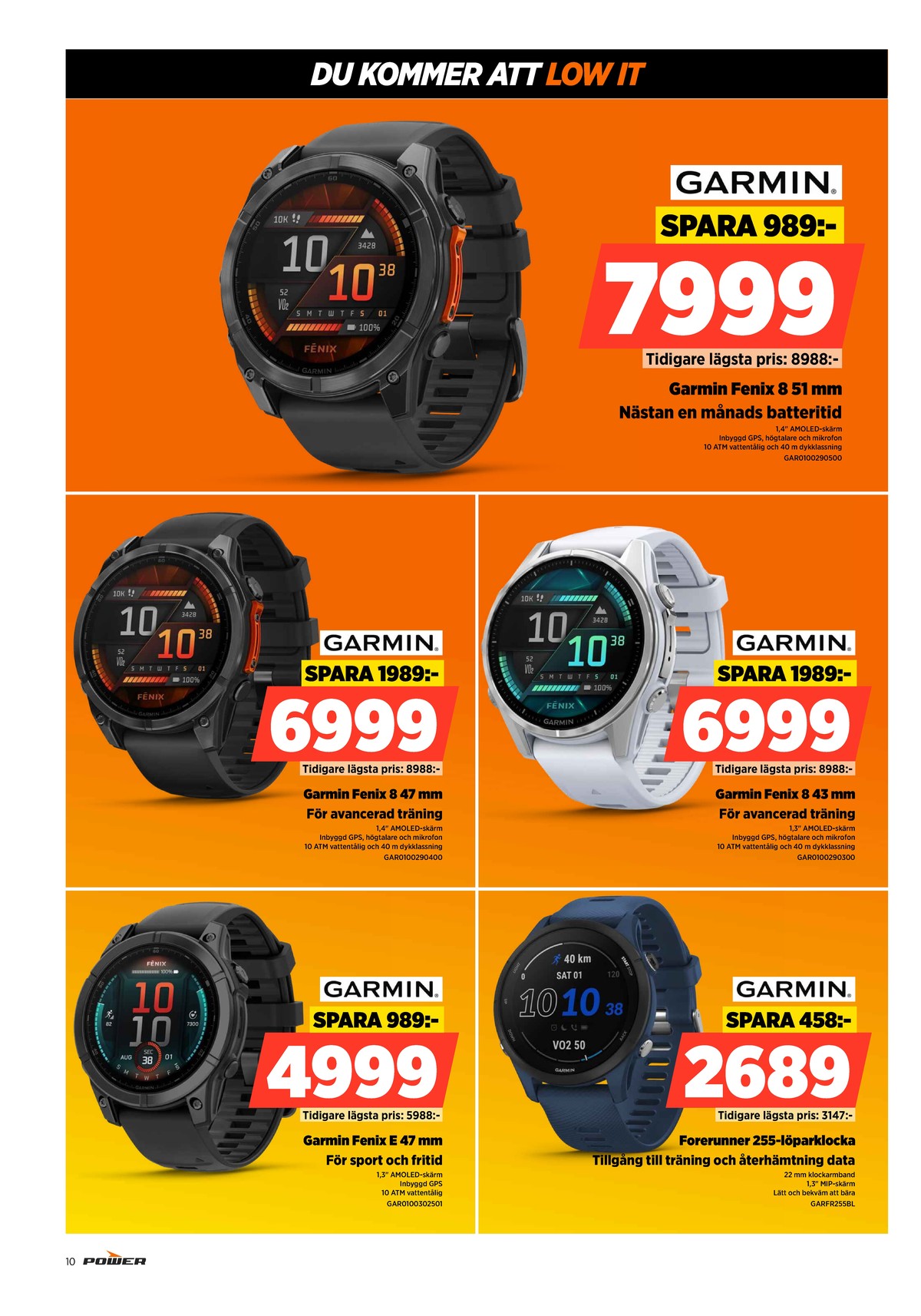 Se Power reklamblad för vecka 28 på Kampanjveckan.se. Se bra erbjudanden på många varor. Läs reklambladet här! Sida 10