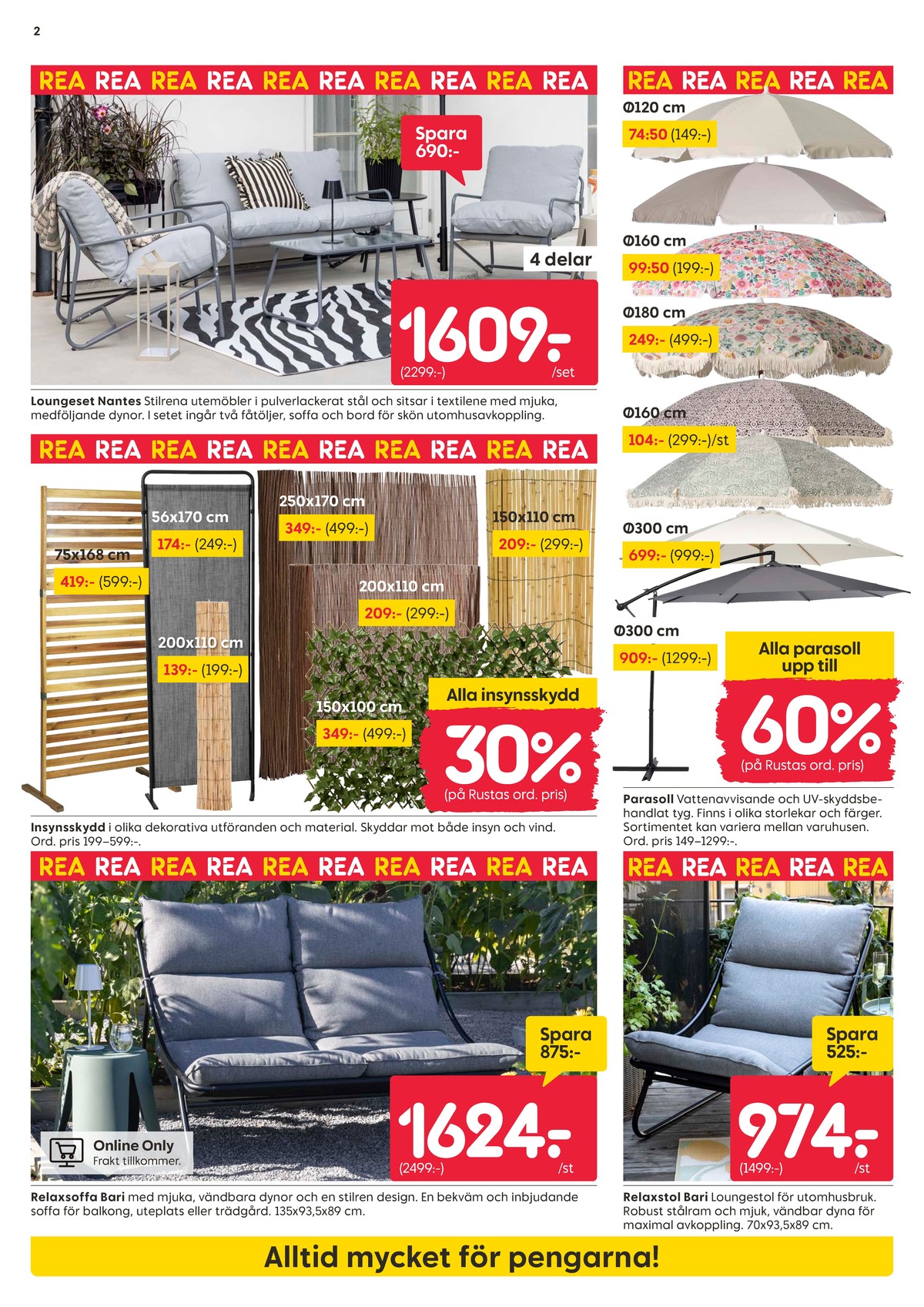 Se Rusta reklamblad för vecka 28 på Kampanjveckan.se. Se bra erbjudanden på många varor. Läs reklambladet här! Sida 2