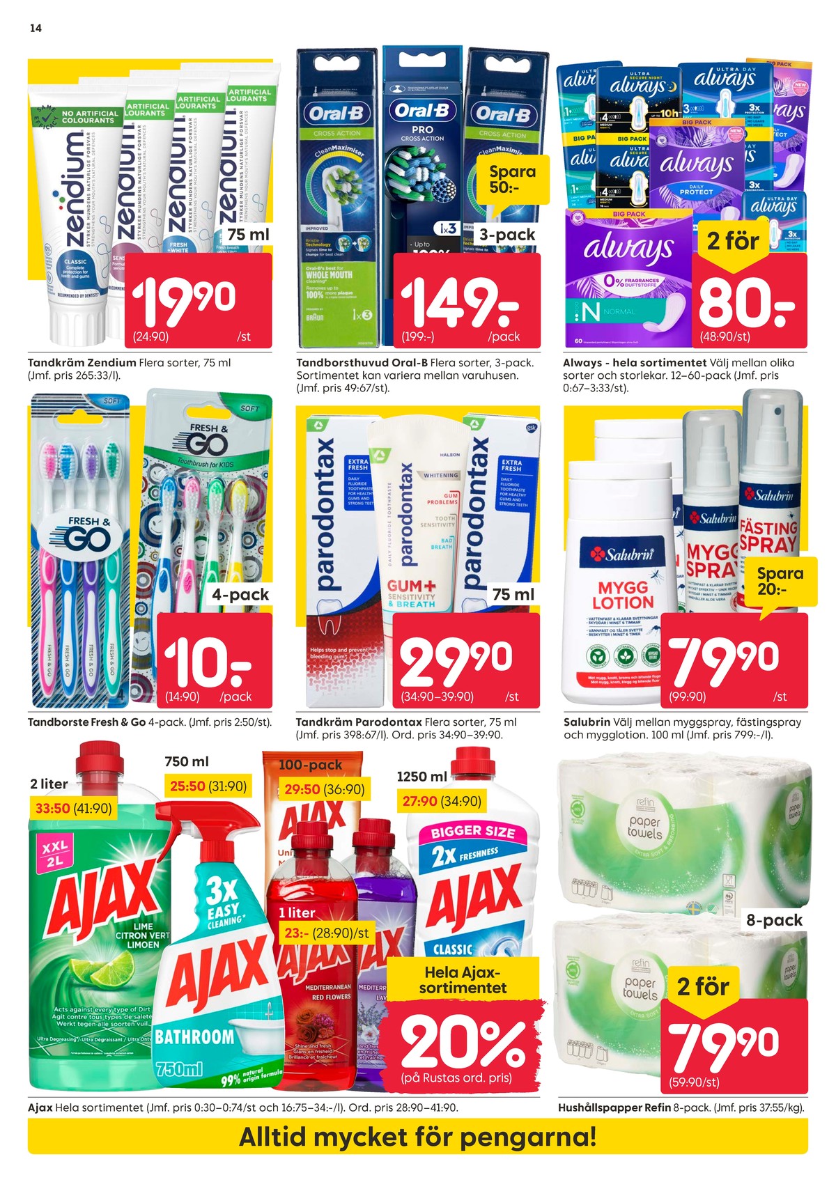 Se Rusta reklamblad för vecka 28 på Kampanjveckan.se. Se bra erbjudanden på många varor. Läs reklambladet här! Sida 14