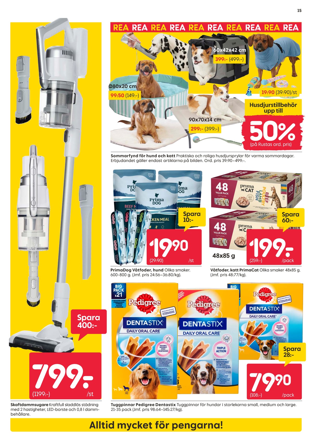 Se Rusta reklamblad för vecka 28 på Kampanjveckan.se. Se bra erbjudanden på många varor. Läs reklambladet här! Sida 15