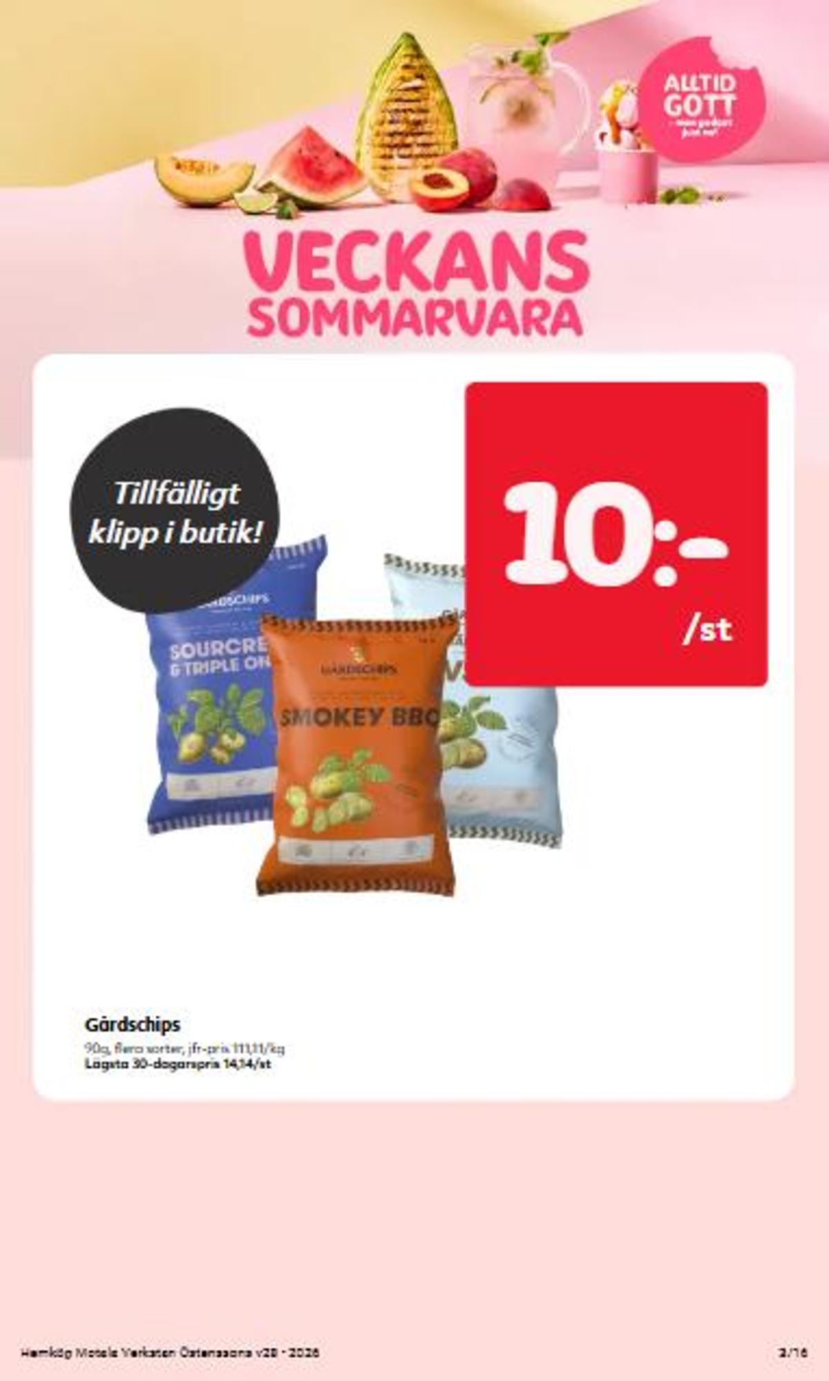 Se Östenssons reklamblad för vecka 28 på Kampanjveckan.se. Se bra erbjudanden på många varor. Läs reklambladet här! Sida 3
