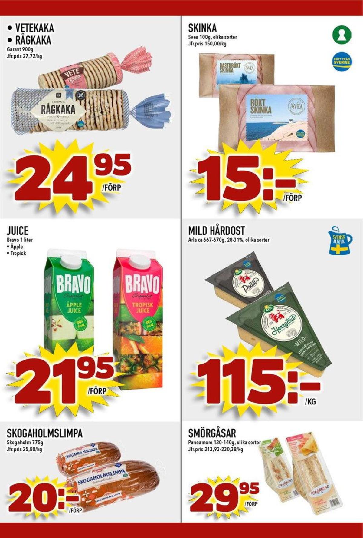 Se MatDax reklamblad för vecka 28 på Kampanjveckan.se. Se bra erbjudanden på många varor, t.ex. limpa skogaholmslimpa eller tropisk juice bravo. Läs reklambladet här! Sida 21
