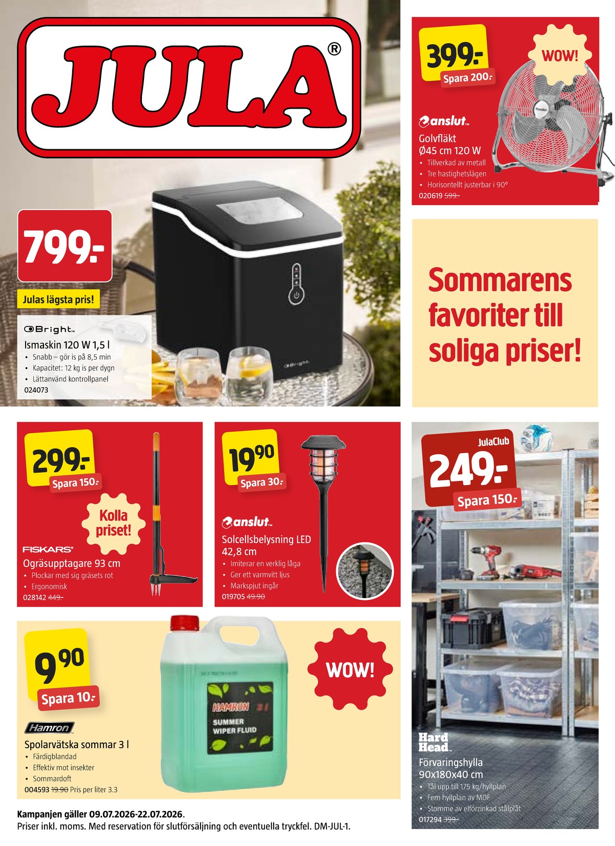 Se Jula reklamblad för vecka 28 på Kampanjveckan.se. Se bra erbjudanden på många varor. Läs reklambladet här! Sida 1