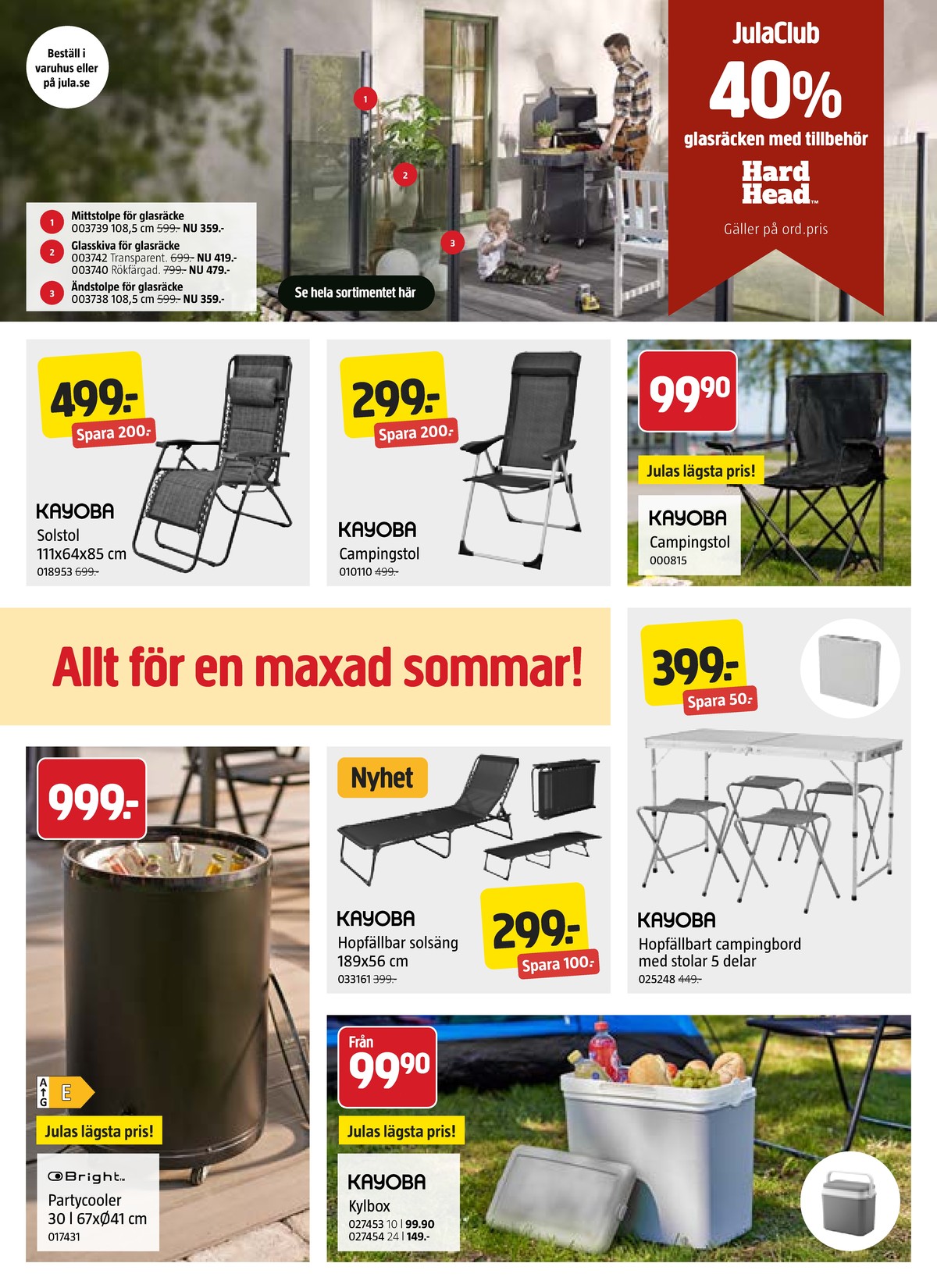 Se Jula reklamblad för vecka 28 på Kampanjveckan.se. Se bra erbjudanden på många varor. Läs reklambladet här! Sida 2