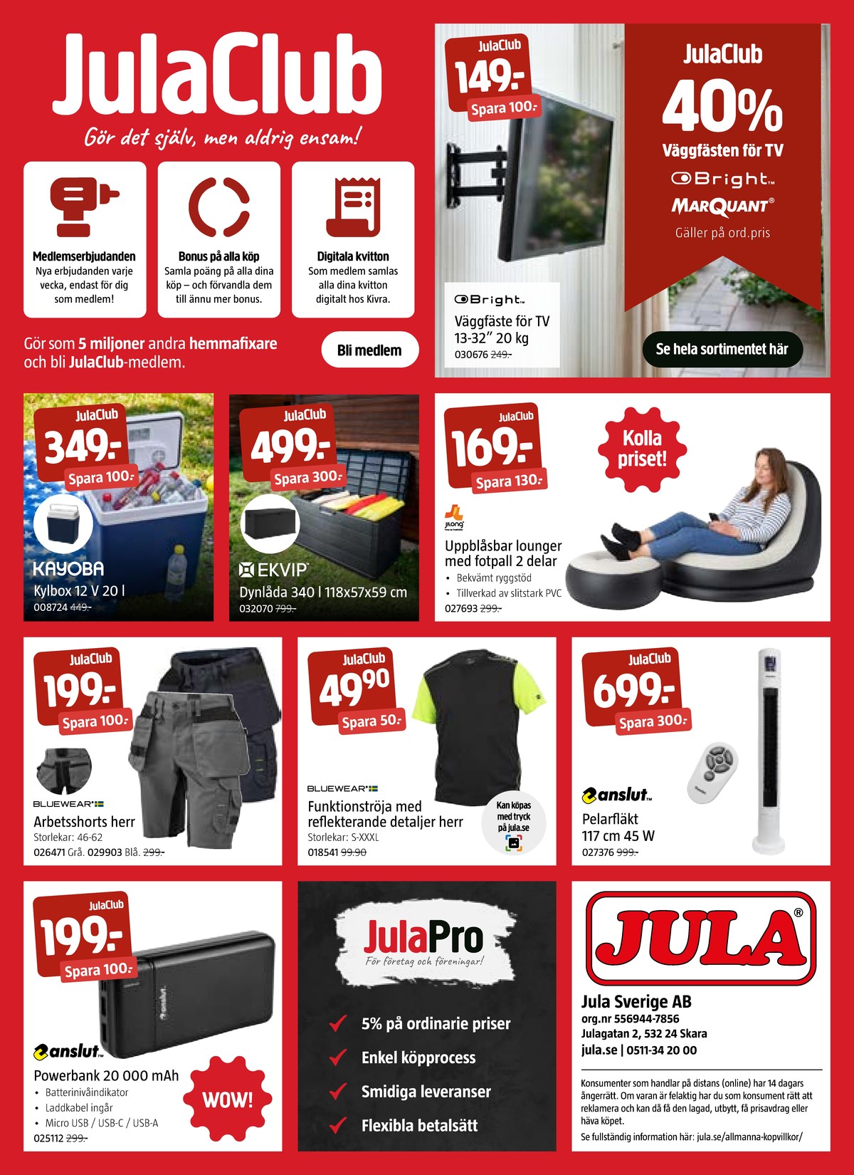 Se Jula reklamblad för vecka 28 på Kampanjveckan.se. Se bra erbjudanden på många varor. Läs reklambladet här! Sida 8