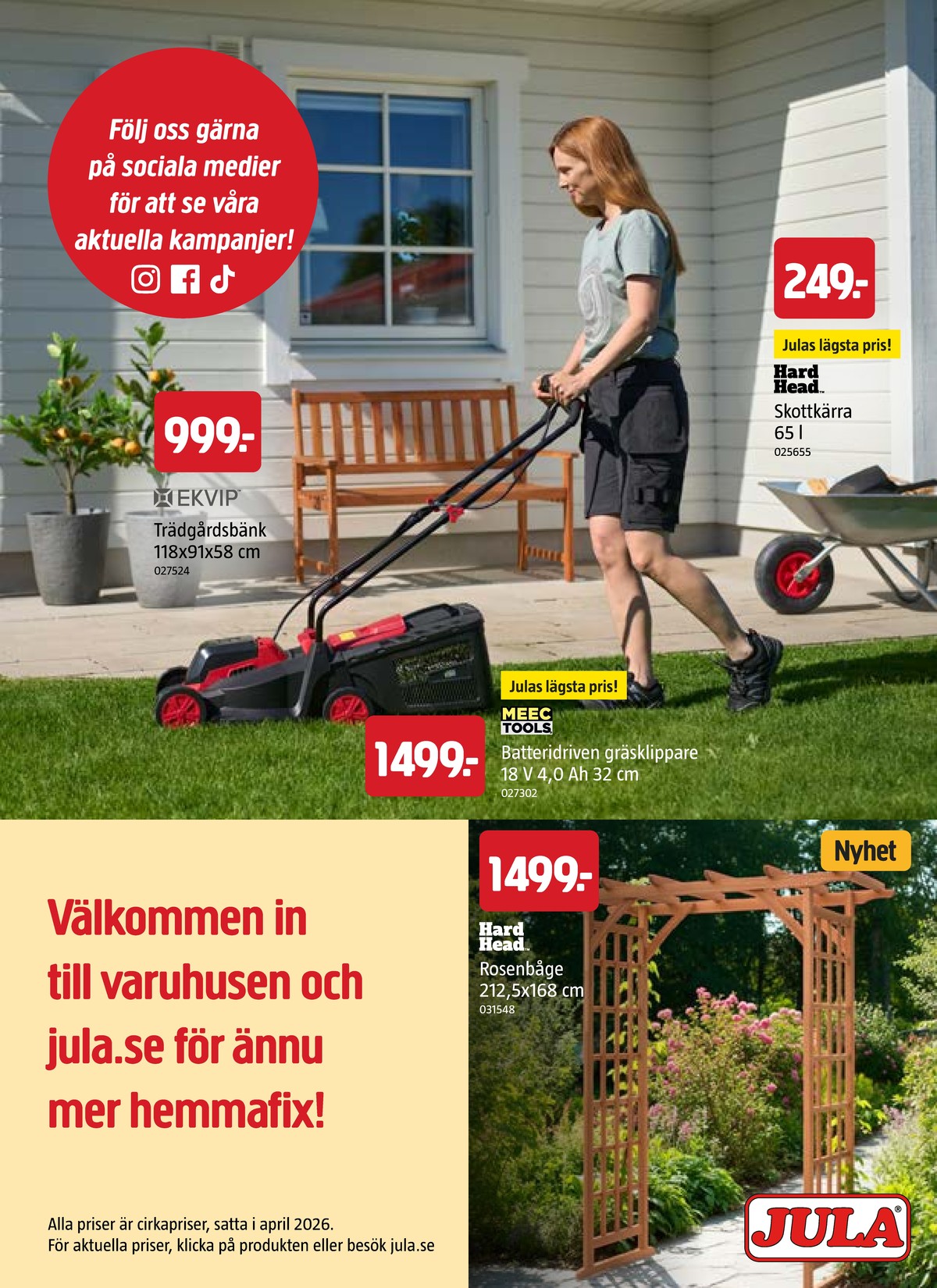 Se Jula reklamblad för vecka 29 på Kampanjveckan.se. Se bra erbjudanden på många varor. Läs reklambladet här! Sida 68