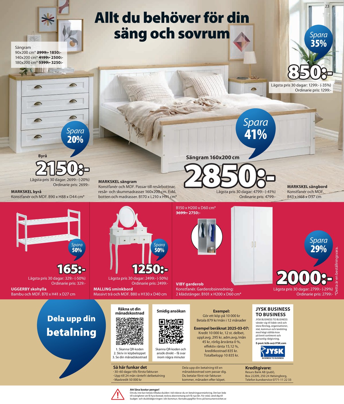 Se Jysk reklamblad för vecka 29 på Kampanjveckan.se. Se bra erbjudanden på många varor. Läs reklambladet här! Sida 24