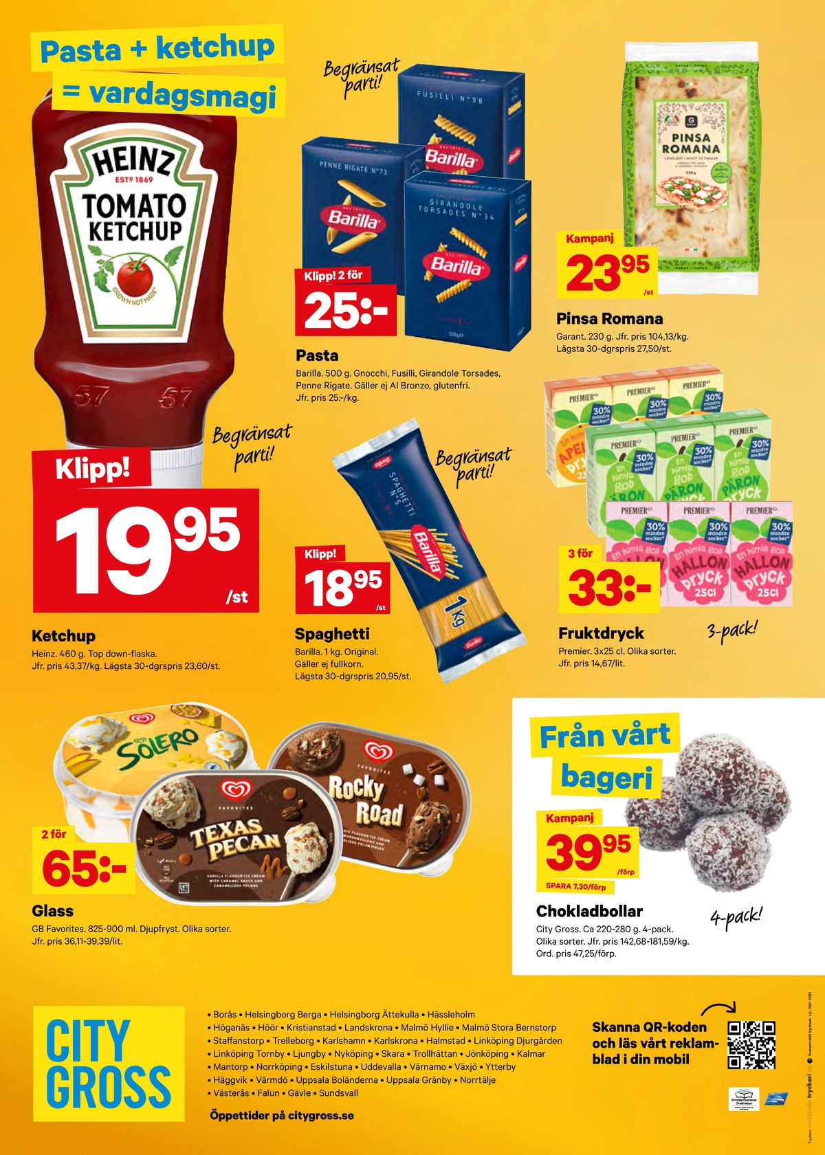 Se City Gross reklamblad för vecka 29 på Kampanjveckan.se. Se bra erbjudanden på många varor. Läs reklambladet här! Sida 11
