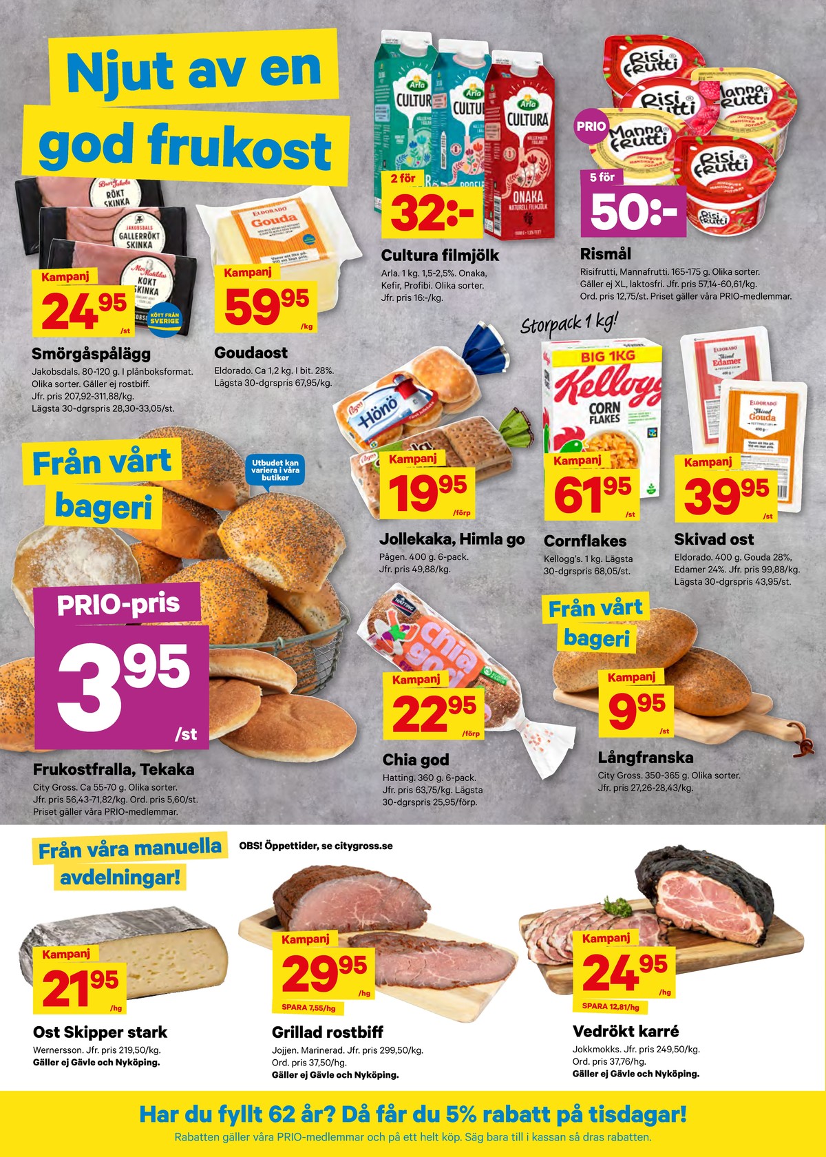 Se City Gross reklamblad för vecka 29 på Kampanjveckan.se. Se bra erbjudanden på många varor. Läs reklambladet här! Sida 6