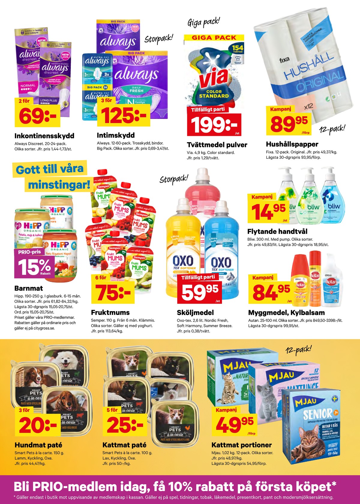 Se City Gross reklamblad för vecka 29 på Kampanjveckan.se. Se bra erbjudanden på många varor. Läs reklambladet här! Sida 9