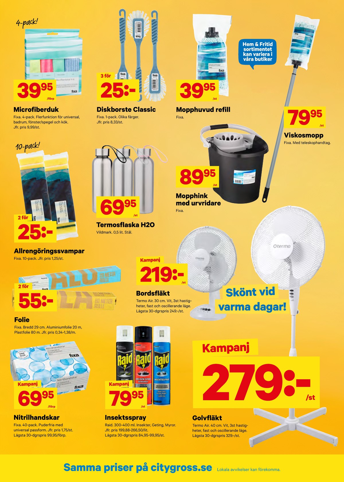 Se City Gross reklamblad för vecka 29 på Kampanjveckan.se. Se bra erbjudanden på många varor. Läs reklambladet här! Sida 10