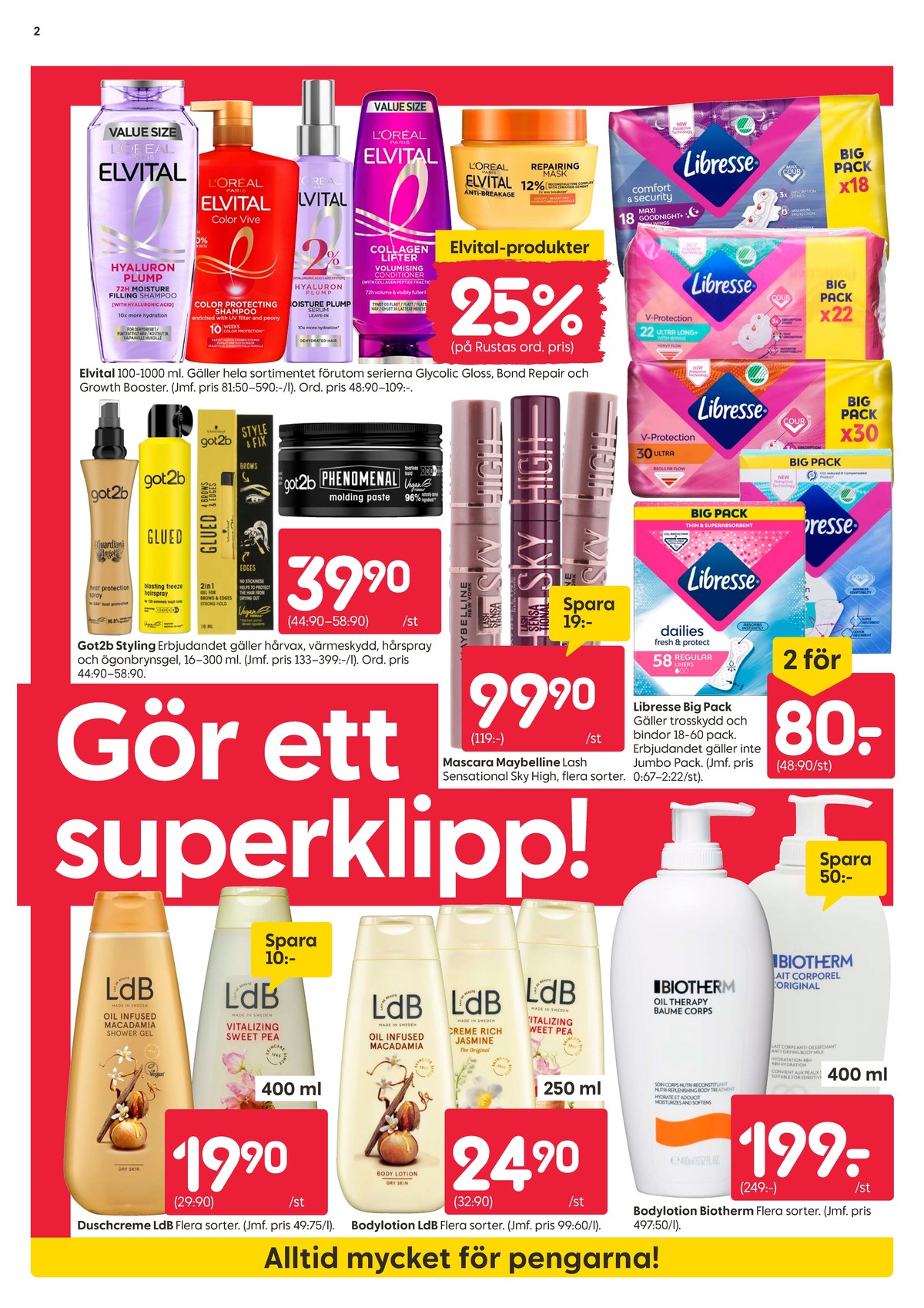 Se Rusta reklamblad för vecka 29 på Kampanjveckan.se. Se bra erbjudanden på många varor. Läs reklambladet här! Sida 2