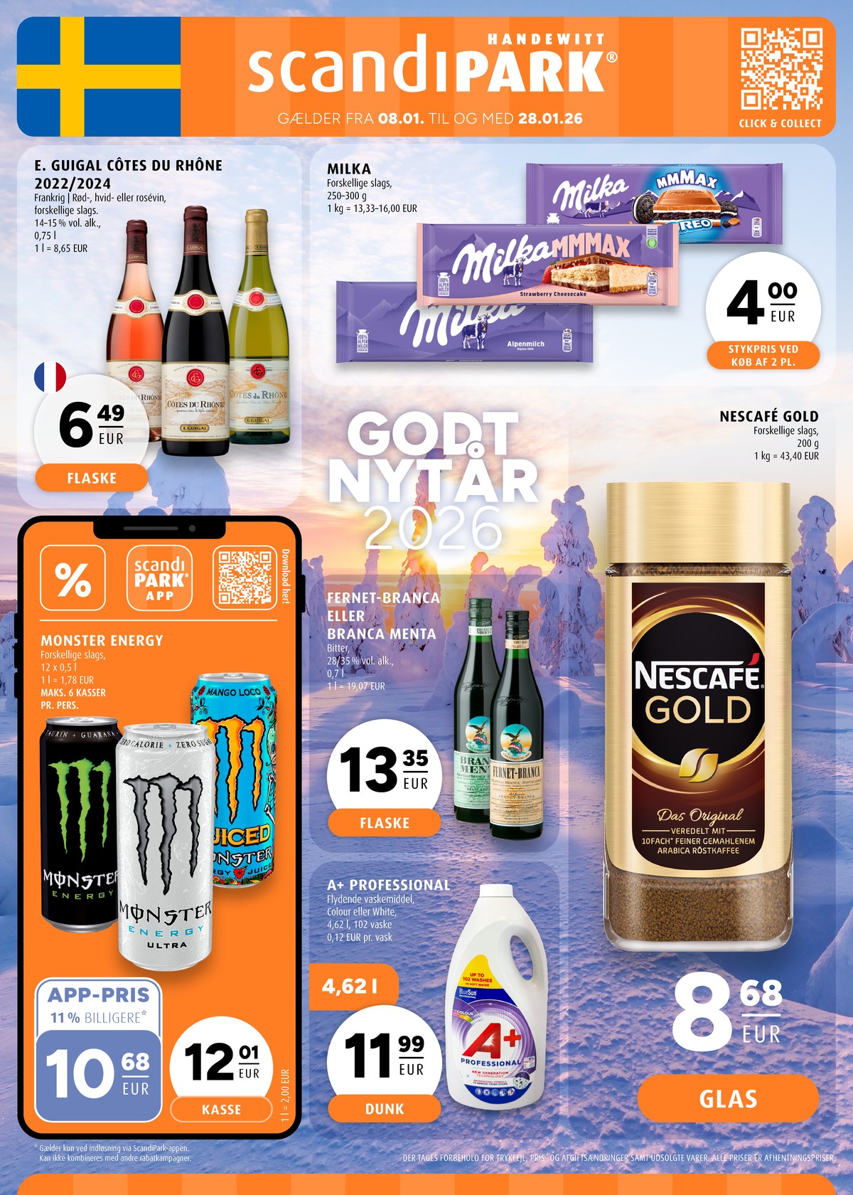 Se Scandinavian Park reklamblad för vecka 3 på Kampanjveckan.se. Se bra erbjudanden på många varor, t.ex. bitter fernet branca eller vit vin okänd. Läs reklambladet här! Sida 12
