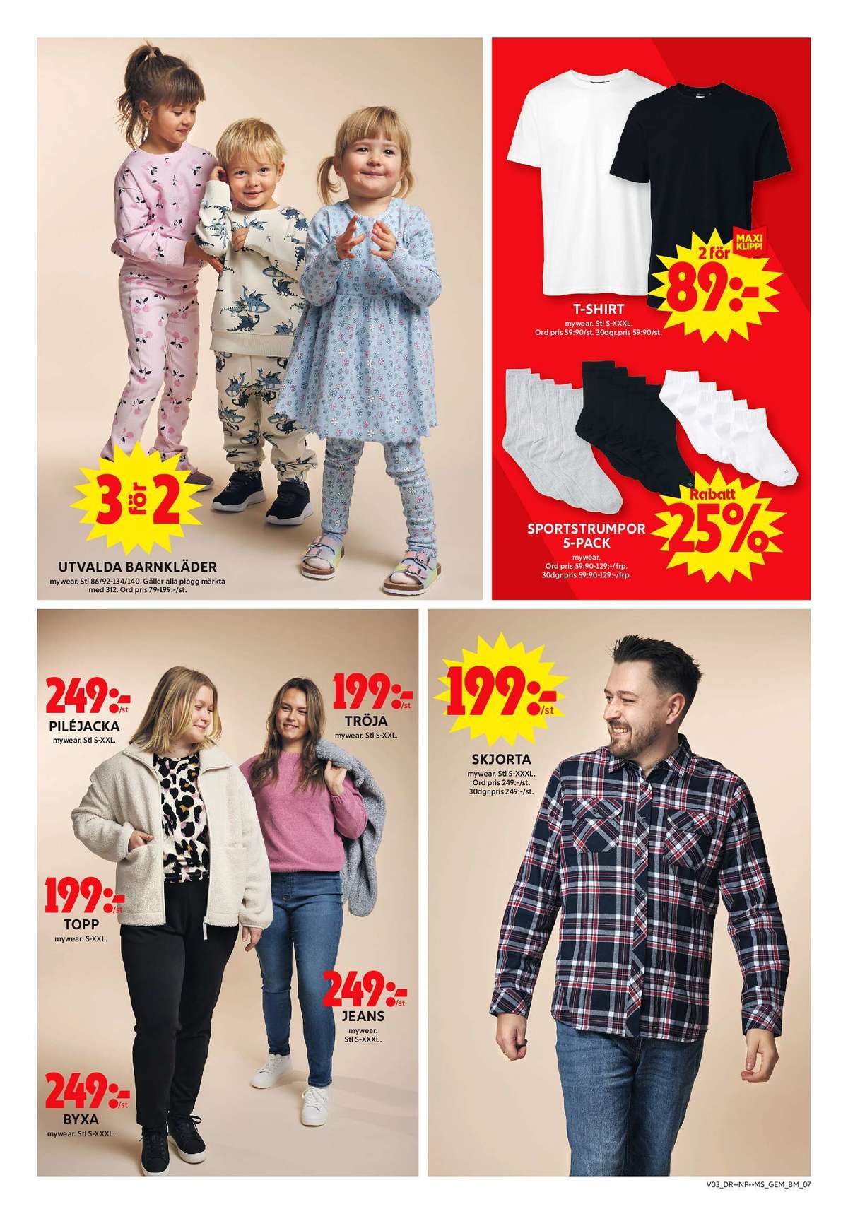 Se ICA Maxi reklamblad för vecka 3 på Kampanjveckan.se. Se bra erbjudanden på många varor, t.ex. klänning mywear eller tröjor mywear. Läs reklambladet här! Sida 11
