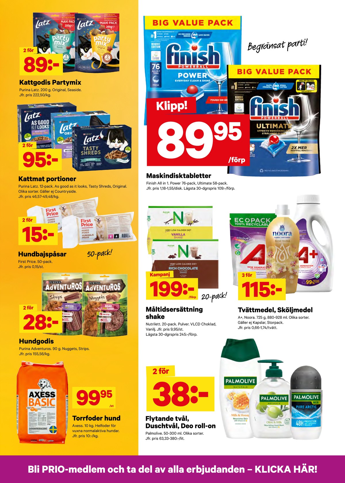 Se City Gross reklamblad för vecka 3 på Kampanjveckan.se. Se bra erbjudanden på många varor, t.ex. kattgodis latz eller kattmat latz. Läs reklambladet här! Sida 7
