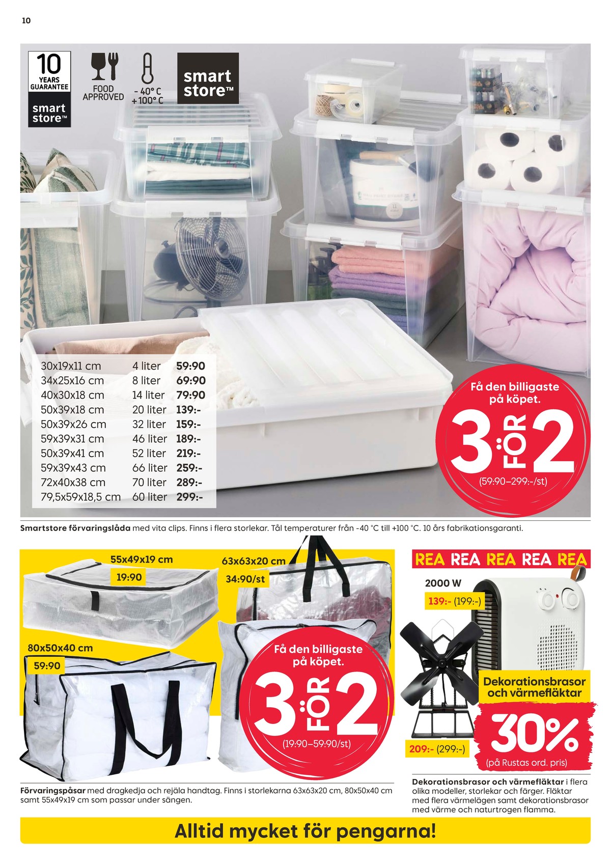 Se Rusta reklamblad för vecka 3 på Kampanjveckan.se. Se bra erbjudanden på många varor, t.ex. kaminfläkt okänd eller andra varor. Läs reklambladet här! Sida 10