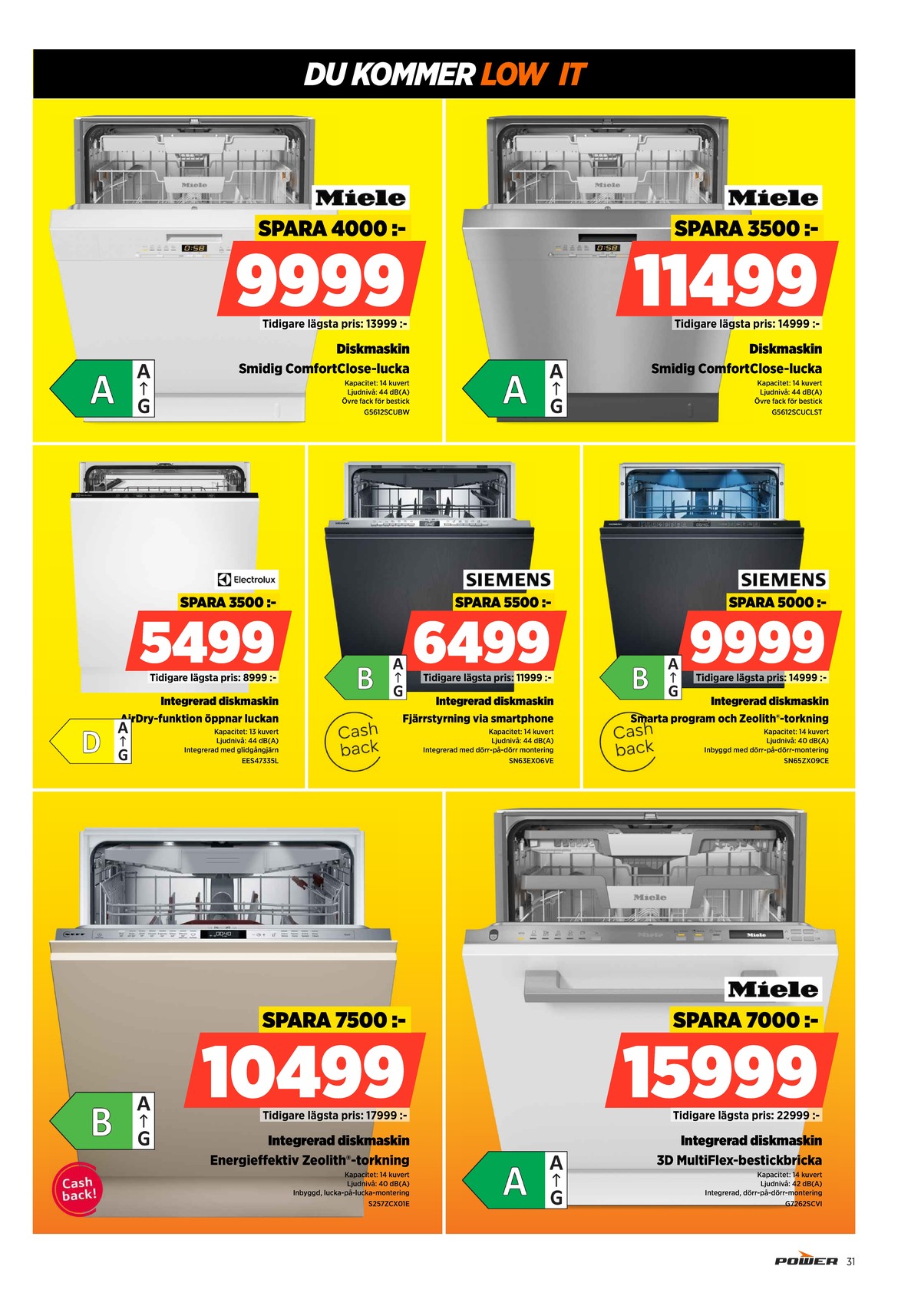 Se Power reklamblad för vecka 3 på Kampanjveckan.se. Se bra erbjudanden på många varor. Läs reklambladet här! Sida 31