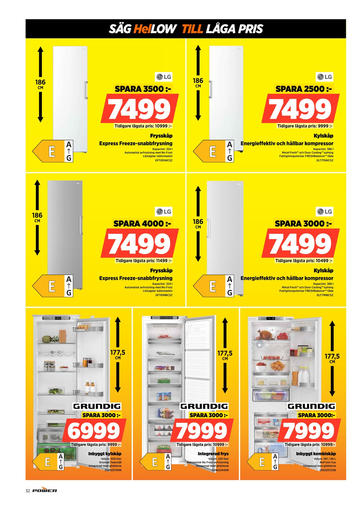 Se Power reklamblad för vecka 3 på Kampanjveckan.se. Se bra erbjudanden på många varor. Läs reklambladet här! Sida 32