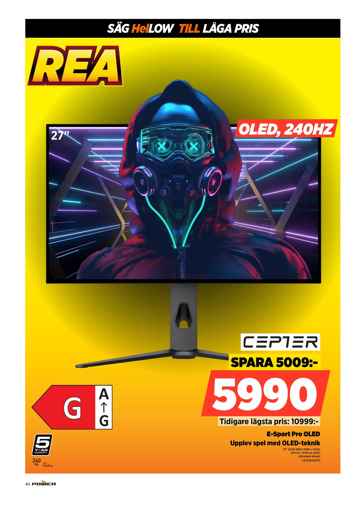 Se Power reklamblad för vecka 3 på Kampanjveckan.se. Se bra erbjudanden på många varor. Läs reklambladet här! Sida 40