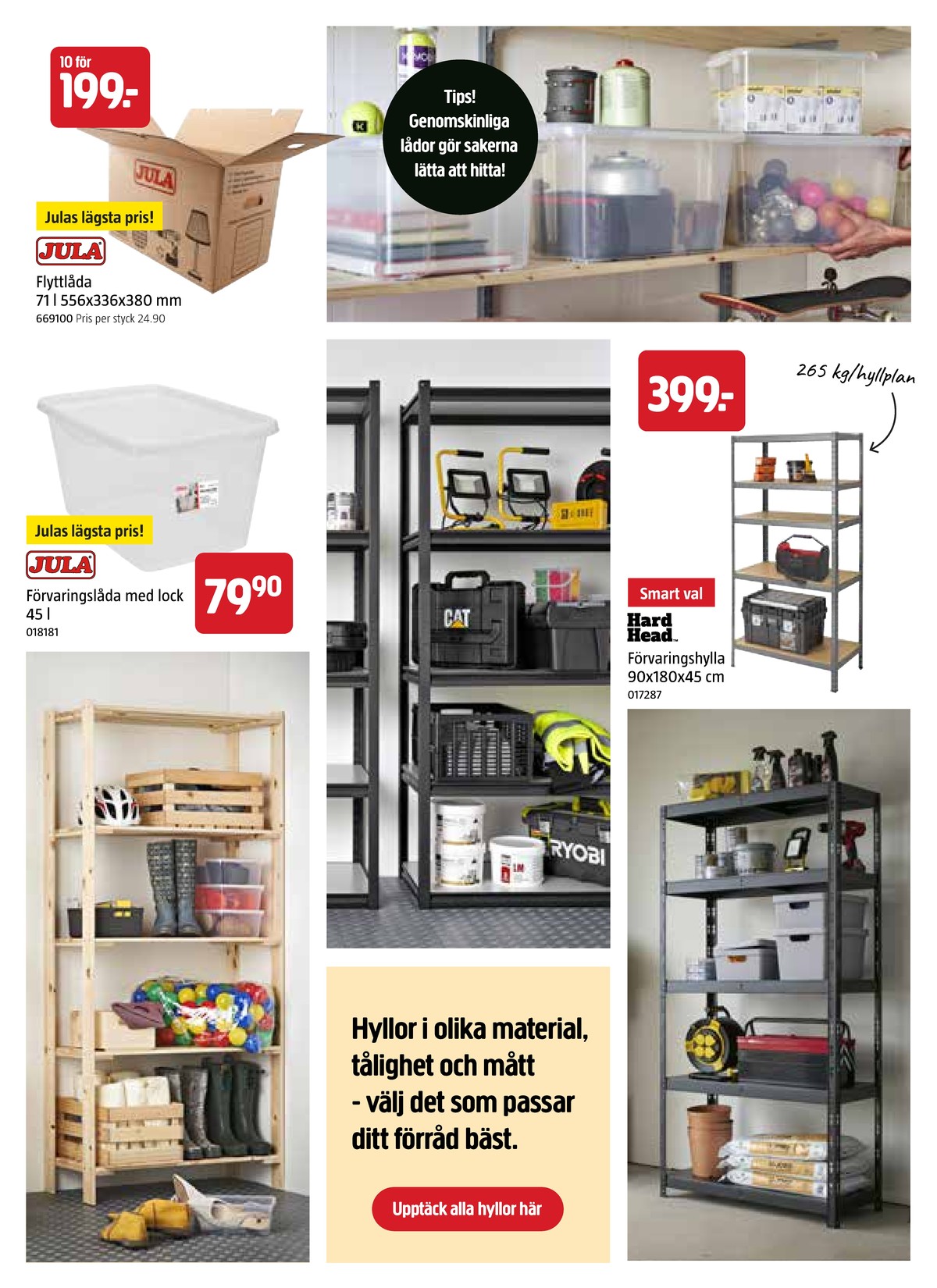 Se Jula reklamblad för vecka 3 på Kampanjveckan.se. Se bra erbjudanden på många varor. Läs reklambladet här! Sida 11