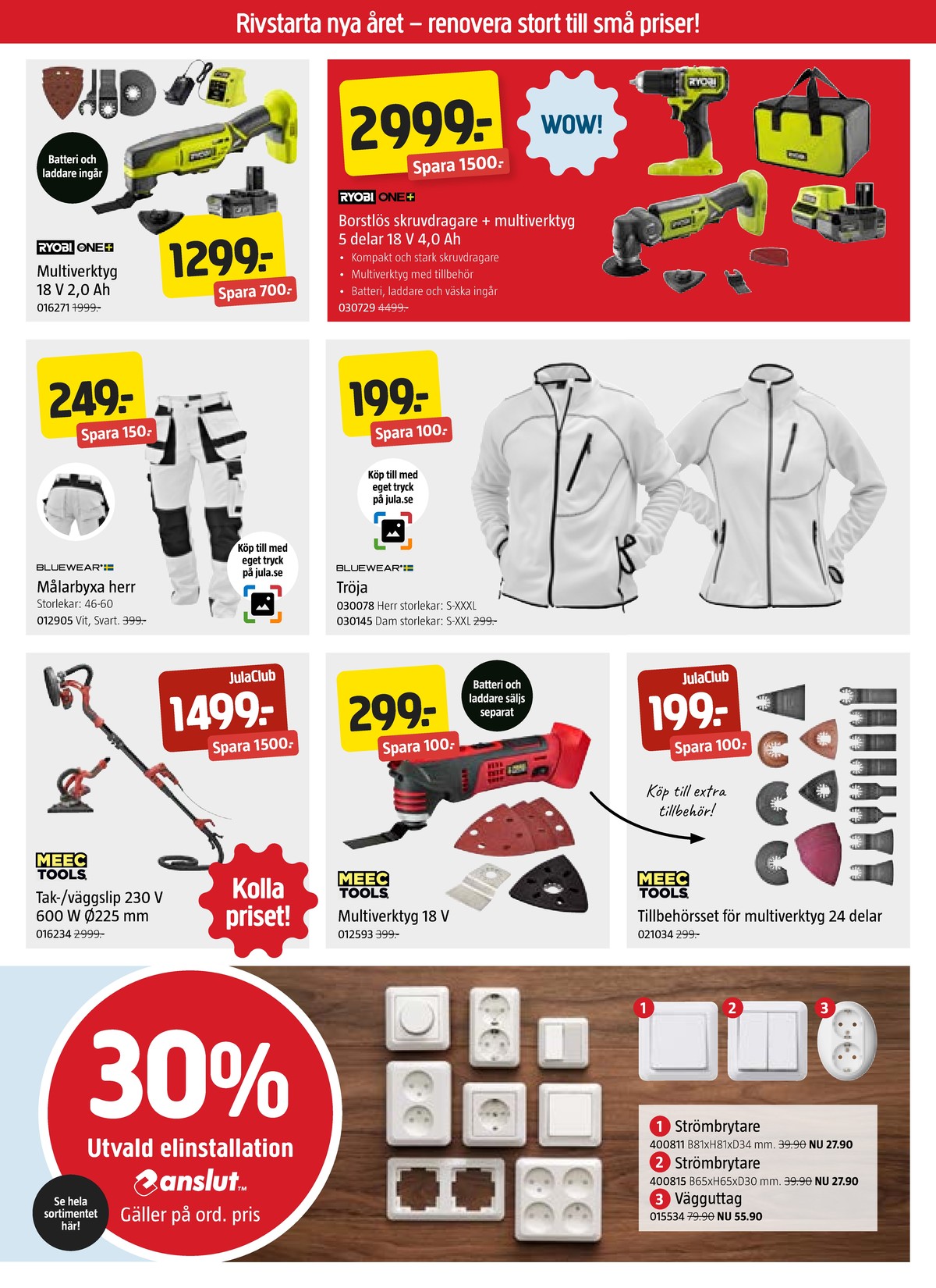 Se Jula reklamblad för vecka 3 på Kampanjveckan.se. Se bra erbjudanden på många varor. Läs reklambladet här! Sida 3