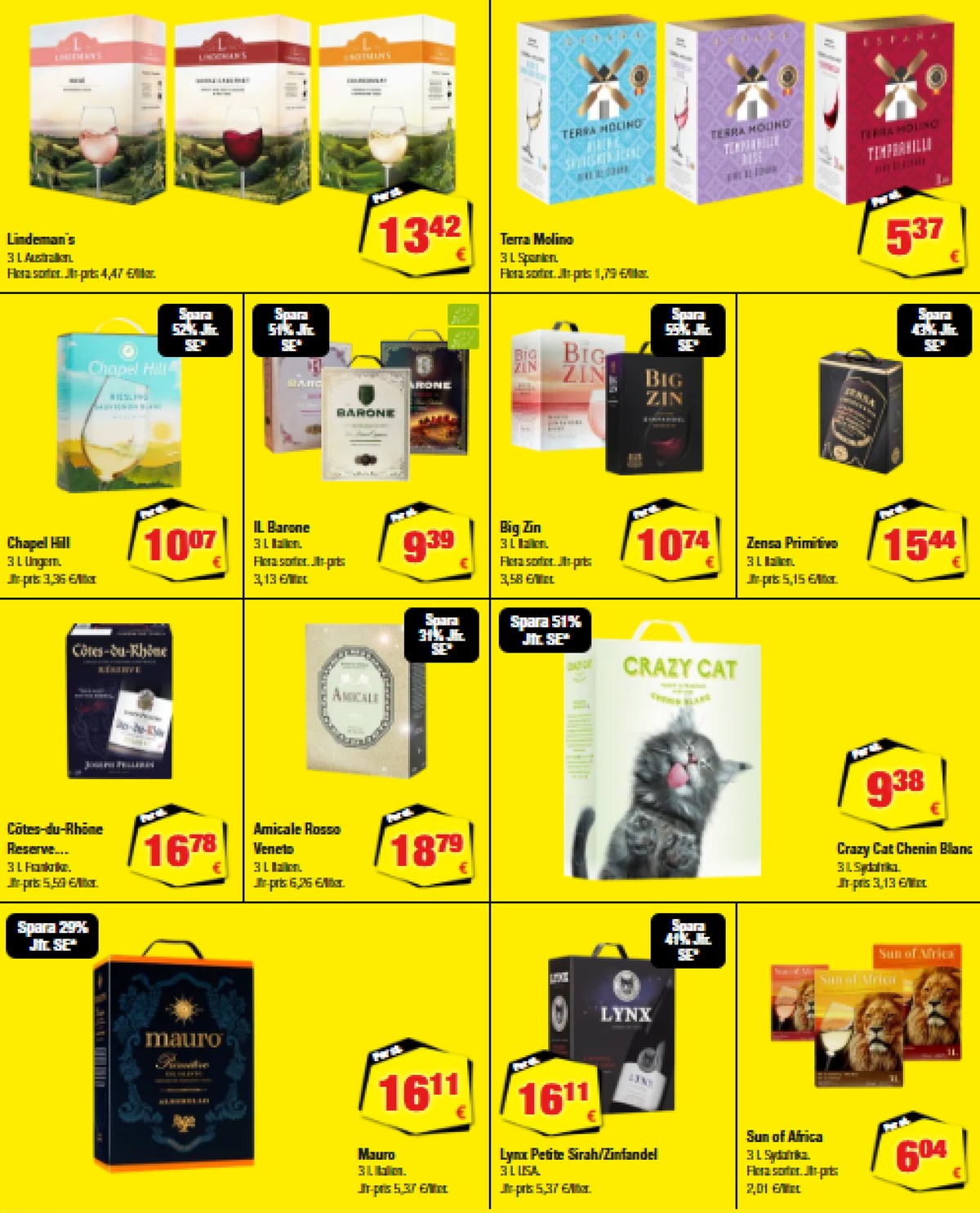 Se Calle reklamblad för vecka 30 på Kampanjveckan.se. Se bra erbjudanden på många varor, t.ex. röd vin okänd eller rosé vin okänd. Läs reklambladet här! Sida 13
