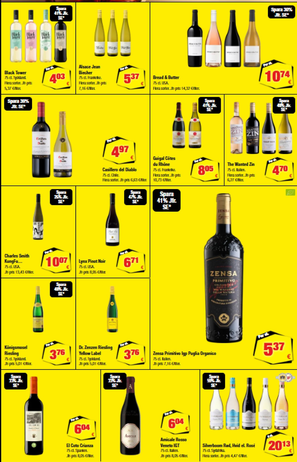 Se Calle reklamblad för vecka 30 på Kampanjveckan.se. Se bra erbjudanden på många varor, t.ex. röd vin okänd eller röd vin okänd. Läs reklambladet här! Sida 14
