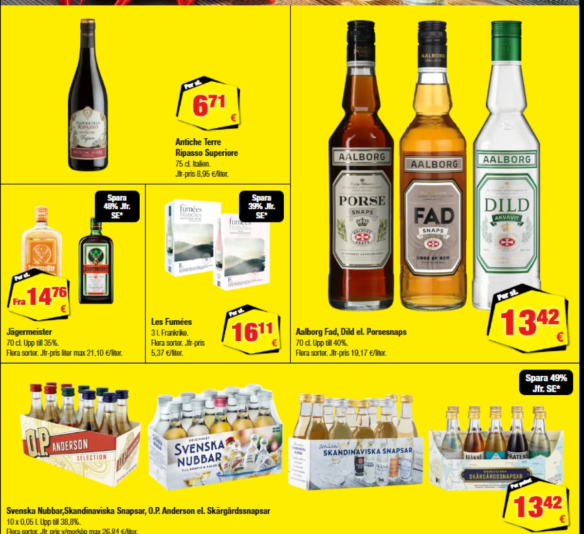 Se Calle reklamblad för vecka 30 på Kampanjveckan.se. Se bra erbjudanden på många varor, t.ex. röd vin okänd eller vit vin okänd. Läs reklambladet här! Sida 4
